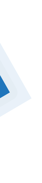 Decorative blue shape